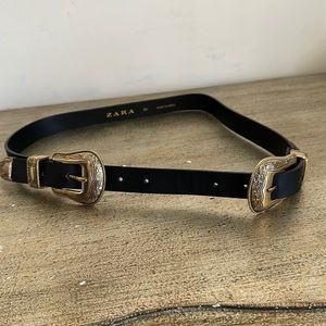Zara Double Buckle Belt